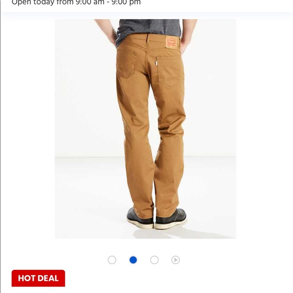 Levi Mustard Jeans W30 L30 - Picture 6 of 8